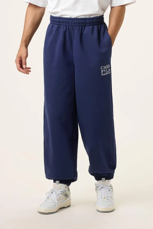 Men Pants and Shorts Fila CASA FILA Country Club Jogger 400 Fila Navy