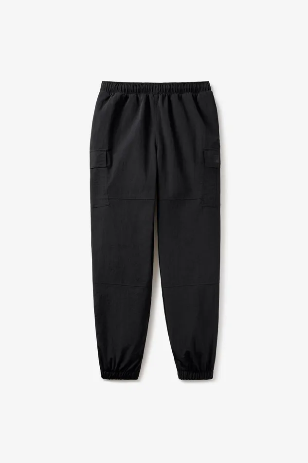 Men Pants and Shorts Fila Heavy Cargo Jogger 001 Black