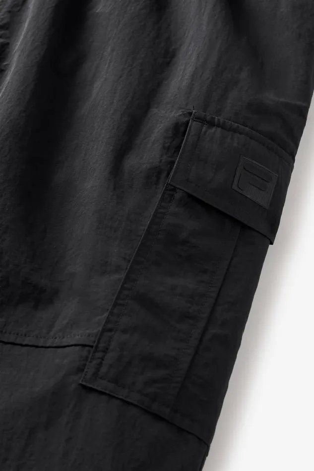 Men Pants and Shorts Fila Heavy Cargo Jogger 001 Black