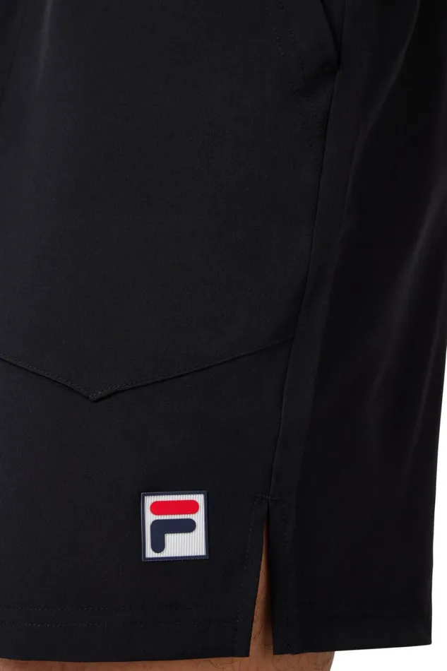 Men Pants and Shorts Fila Woven Court Short 002 Black