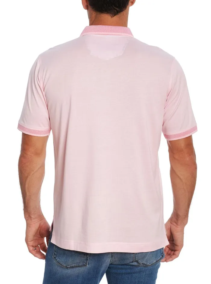 Men Polos and TShirts Robert Graham ARCHIE POLO Black