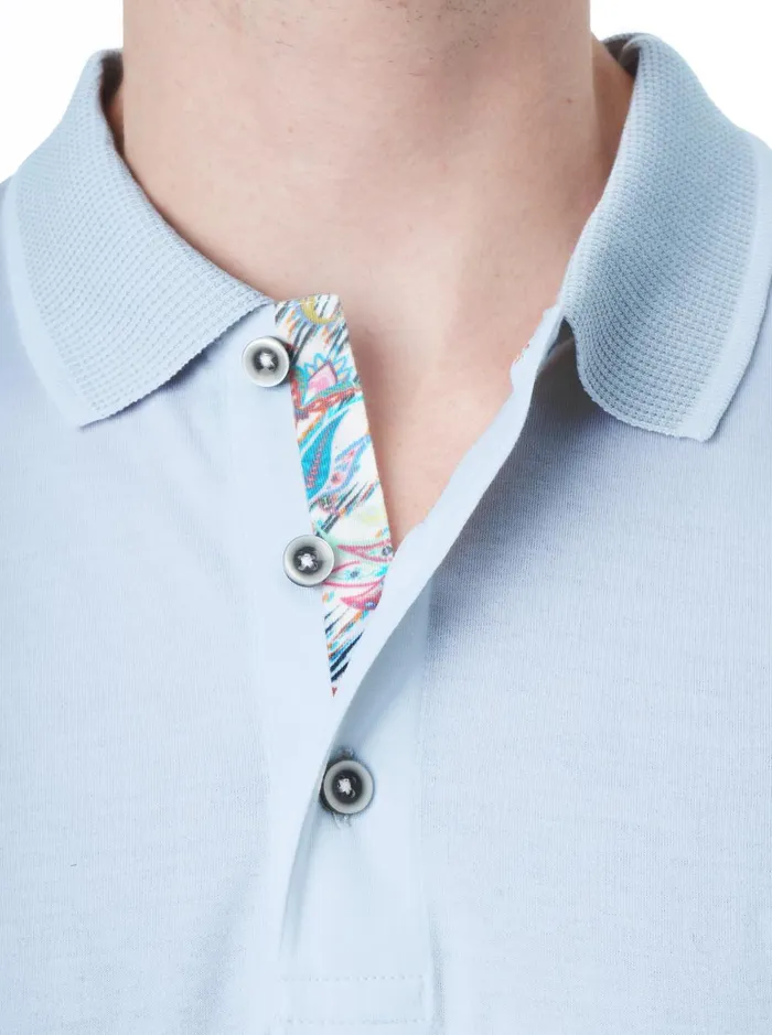 Men Polos and TShirts Robert Graham ARCHIE POLO Black