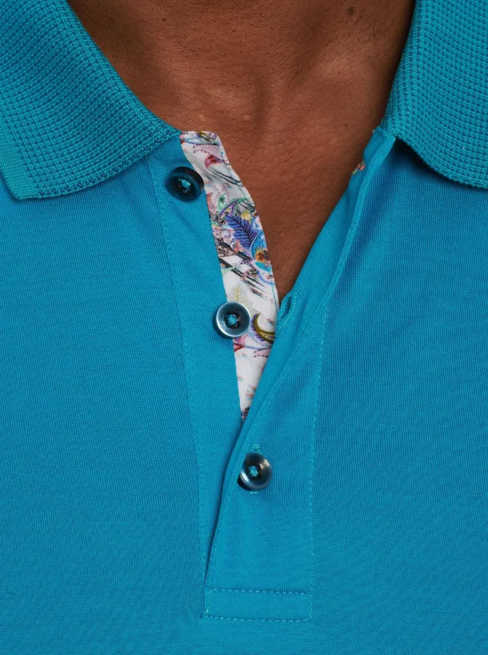 Men Polos and TShirts Robert Graham ARCHIE POLO Black