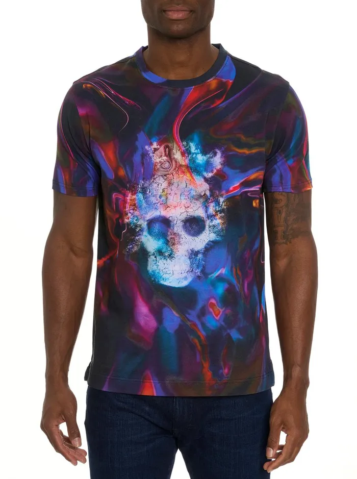 Men Polos and TShirts Robert Graham AURORA SKULL GRAPHIC TSHIRT Multi