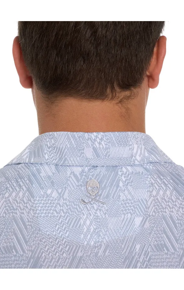 Men Polos and TShirts Robert Graham BEAUFORD PERFORMANCE POLO White