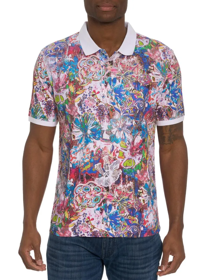 Men Polos and TShirts Robert Graham BEGONIA POLO Multi