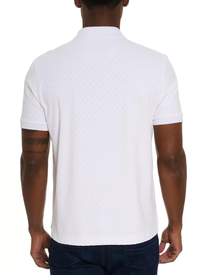 Men Polos and TShirts Robert Graham ELIAS POLO Black