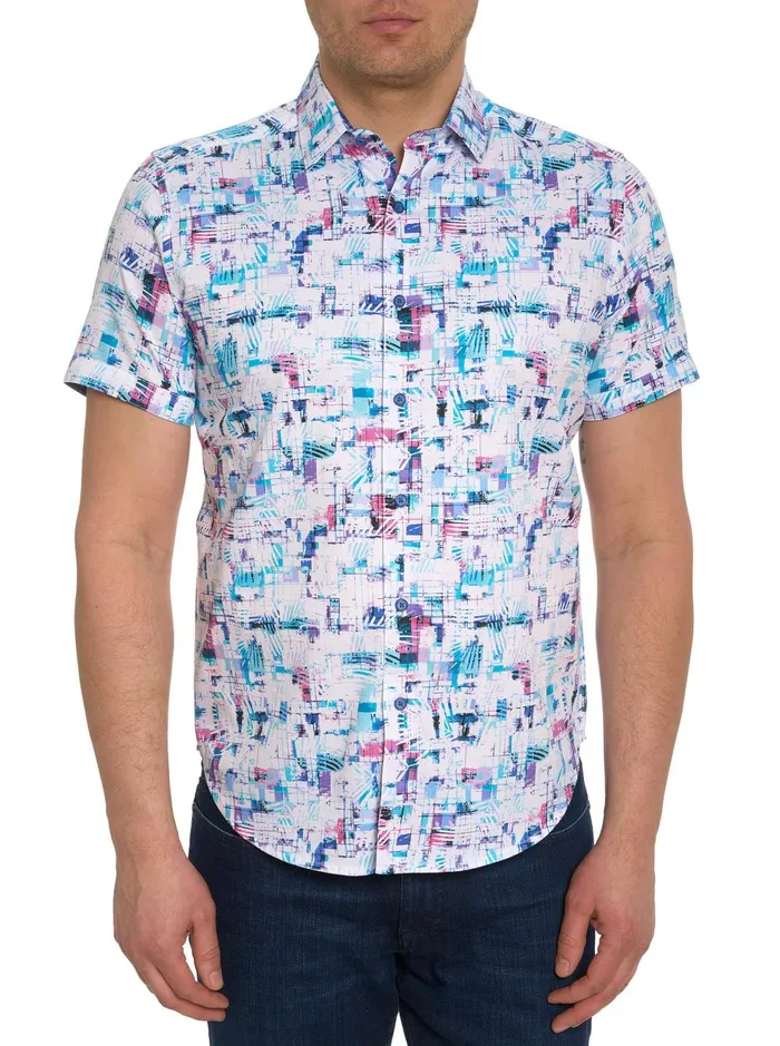 Men Short Sleeve Button Down Shirts Robert Graham NASSAU SHORT SLEEVE BUTTON DOWN SHIRT Multi Men Short Sleeve Button Down Shirts Robert Graham NASSAU SHORT SLEEVE BUTTON DOWN SHIRT Multi