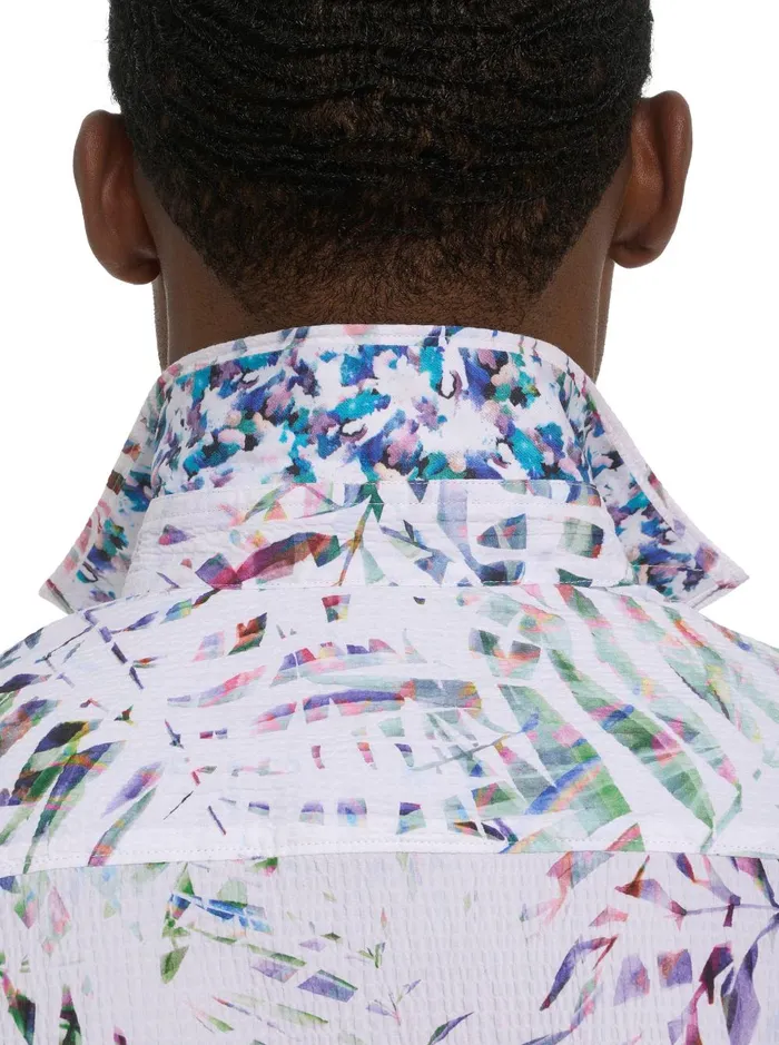 Men Short Sleeve Button Down Shirts Robert Graham THE ROXY SHORT SLEEVE BUTTON DOWN SHIRT Multi