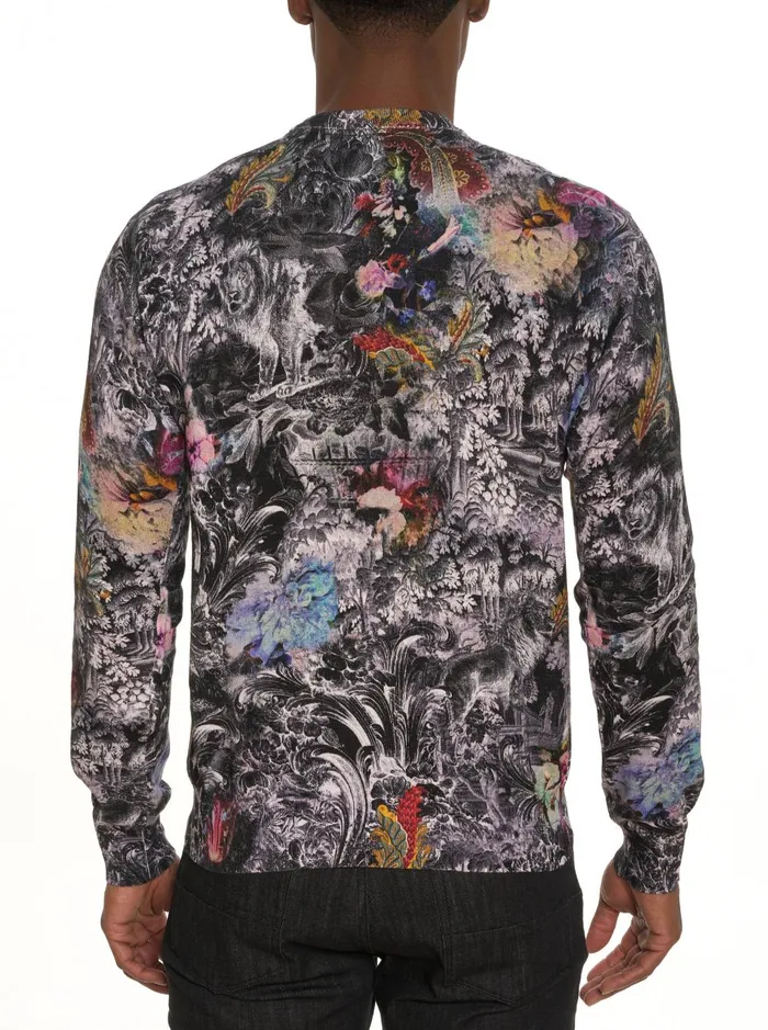 Men Sweaters Robert Graham ROARING FLORALS SWEATER Multi