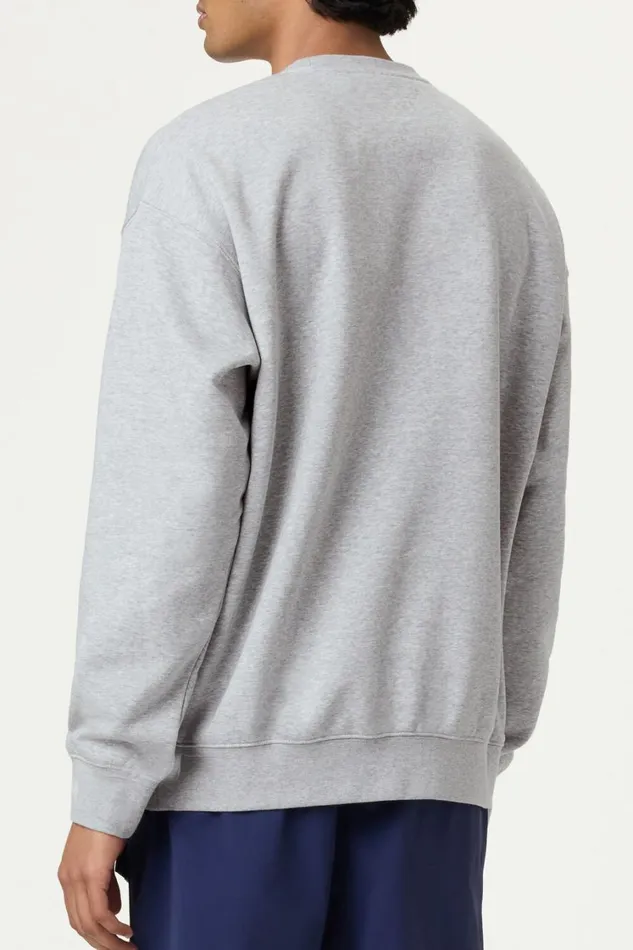 Men Sweatshirts and Hoodies Fila Classic Relaxed Sweatshirt 050 Grey Heather Men Sweatshirts and Hoodies Fila Classic Relaxed Sweatshirt 050 Grey Heather