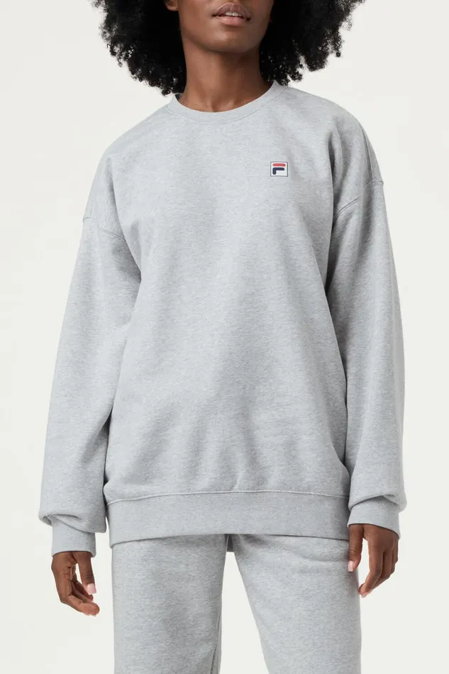 Men Sweatshirts and Hoodies Fila Classic Relaxed Sweatshirt 050 Grey Heather Men Sweatshirts and Hoodies Fila Classic Relaxed Sweatshirt 050 Grey Heather