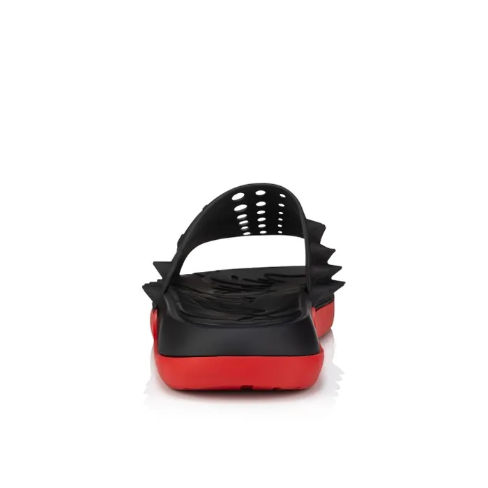Men Take It Easy Mules 8211 Rubber 8211 Black Christian Louboutin Sandals and Espadrilles