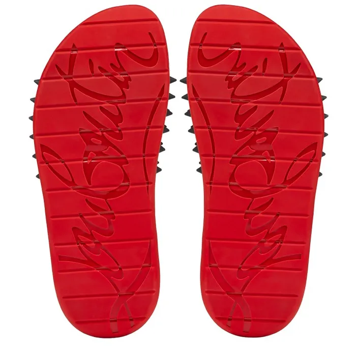 Men Take It Easy Mules 8211 Rubber 8211 Black Christian Louboutin Sandals and Espadrilles