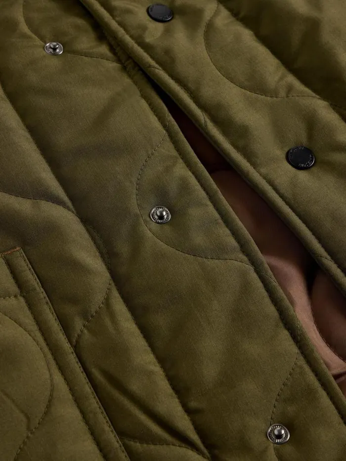 Men Tenby Quilted Gilet Khaki Green White Stuff Coats and Jackets Men Tenby Quilted Gilet Khaki Green White Stuff Coats and Jackets