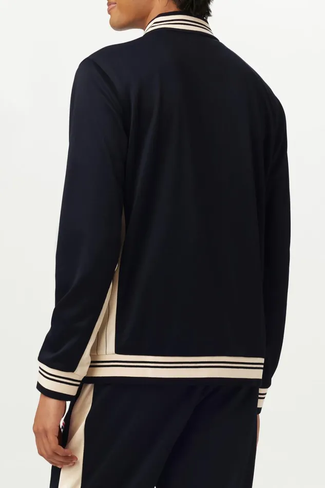 Men Tennis Fila Performance Iconic Settanta Jacket 978 Blackangora Men Tennis Fila Performance Iconic Settanta Jacket 978 Blackangora