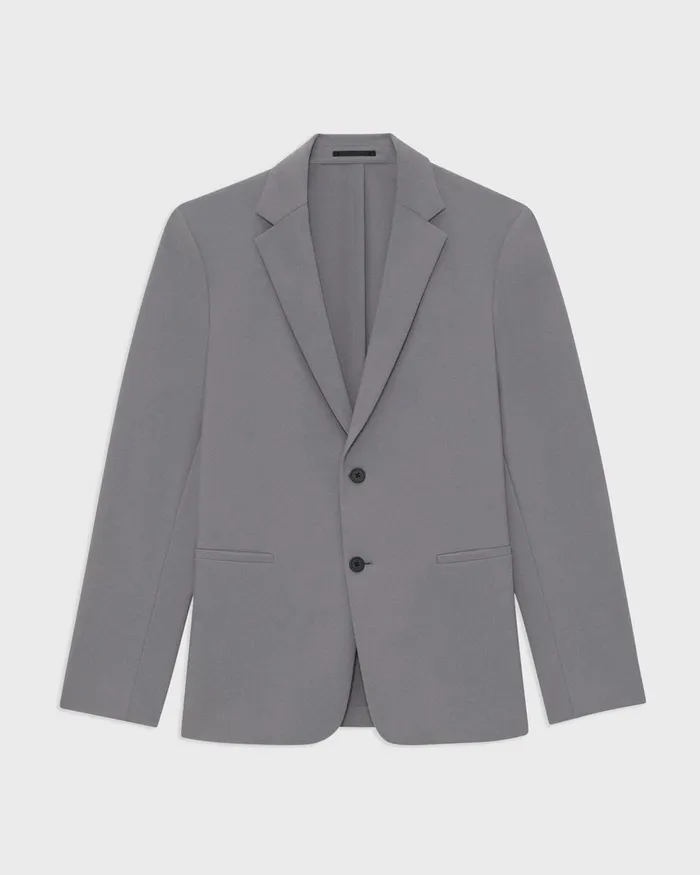 Men Theory Blazers Jackets Clinton Blazer In Precision Ponte Stone