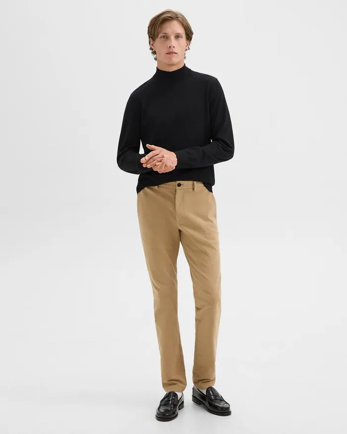Men Theory Pants Zaine Pant In Moleskin Twill New Camel