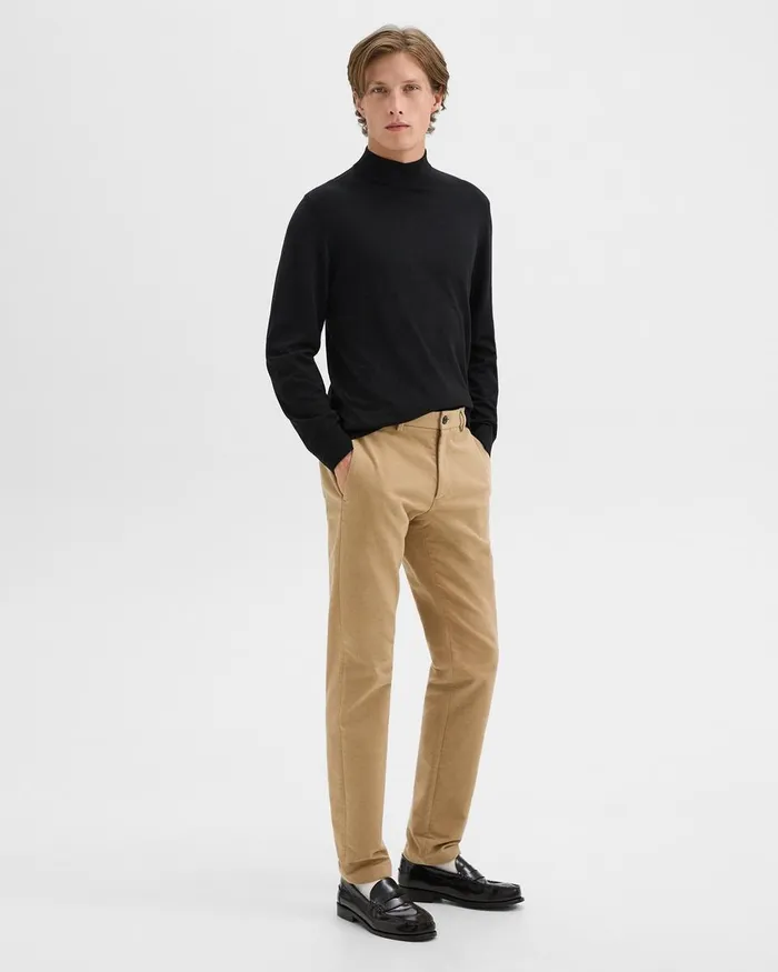 Men Theory Pants Zaine Pant In Moleskin Twill New Camel