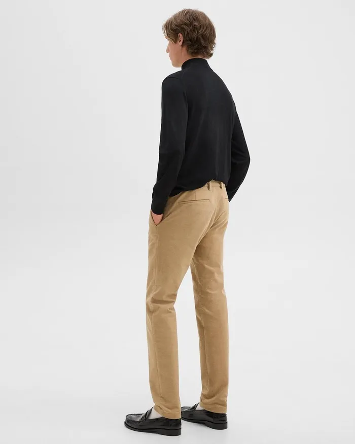 Men Theory Pants Zaine Pant In Moleskin Twill New Camel