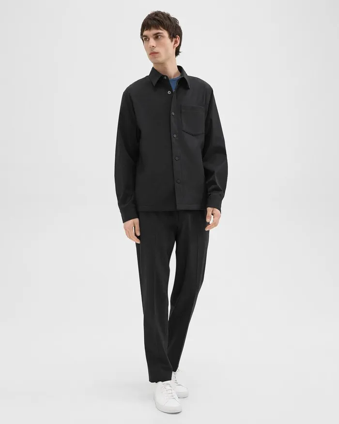 Men Theory Shirts Shirt Jacket In Neoteric Black