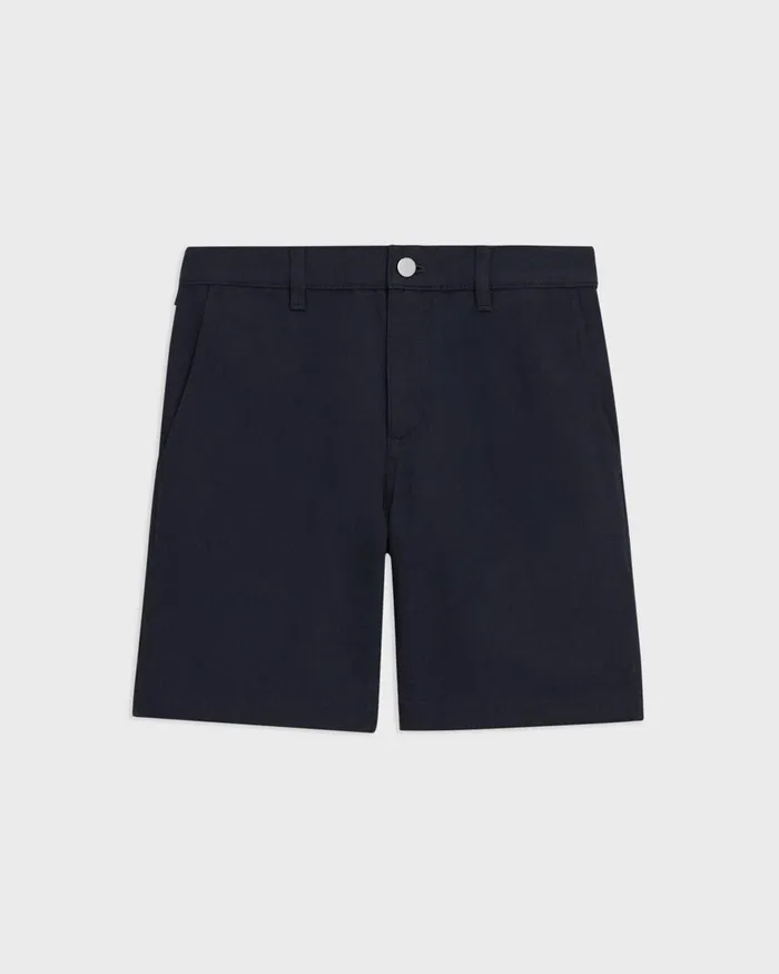 Men Theory Shorts Zaine 7quot Carpenter Short In Stretch Cotton Canvas Baltic