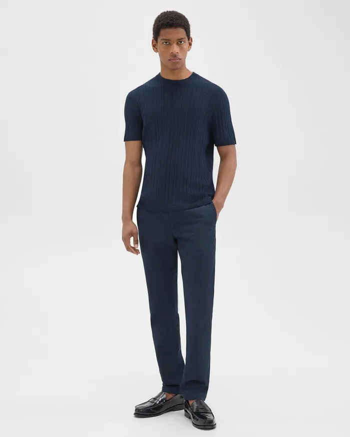 Men Theory TShirts Polos Damian Tee In Cotton Baltic