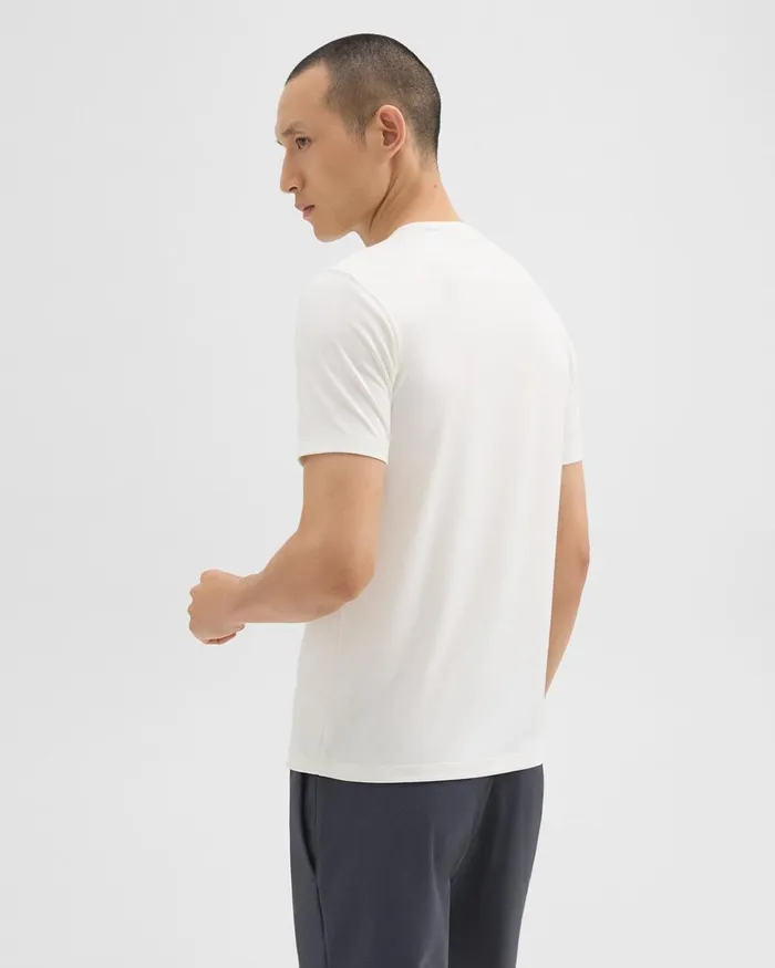 Men Theory TShirts Polos Dorian Tee In Active Knit White