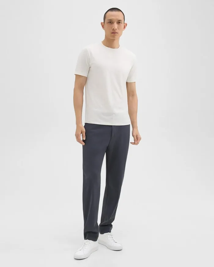 Men Theory TShirts Polos Dorian Tee In Active Knit White