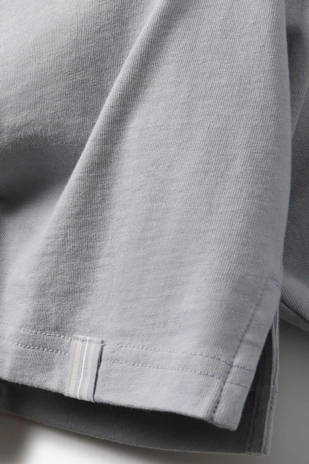 Men Tops and TShirts Fila Apex Relaxed Box Tee 051 Ultimate Gray