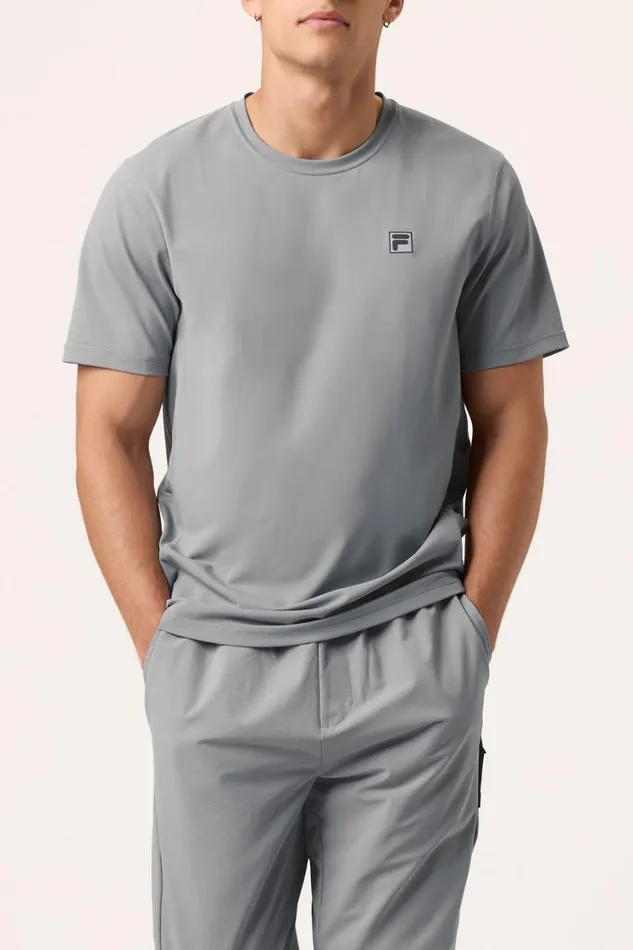 Men Tops and TShirts Fila Everyday Ace Tee 050 Ultimate Gray Men Tops and TShirts Fila Everyday Ace Tee 050 Ultimate Gray