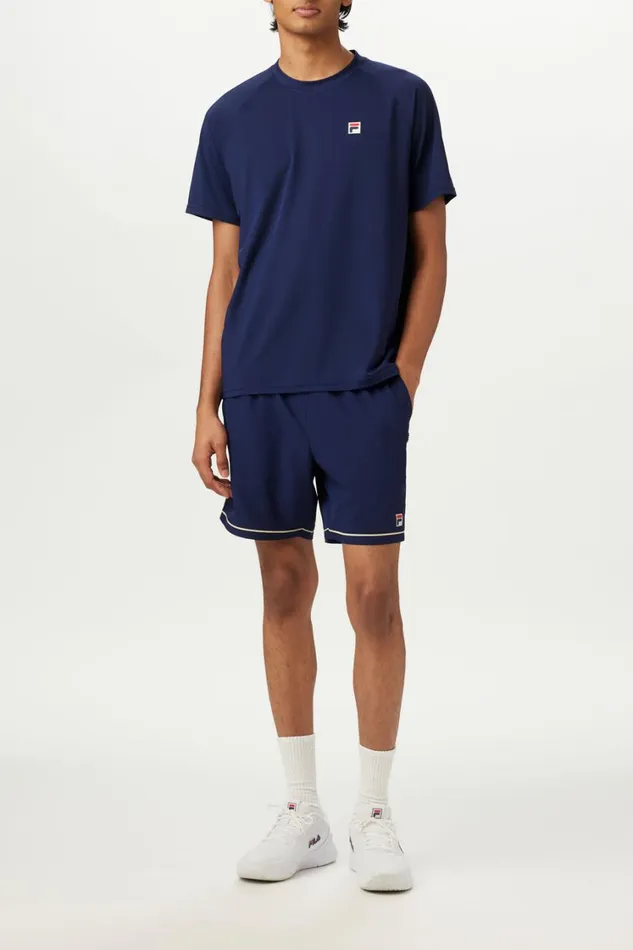 Men Tops and TShirts Fila Short Sleeve Crewneck 412 Fila Navy Men Tops and TShirts Fila Short Sleeve Crewneck 412 Fila Navy