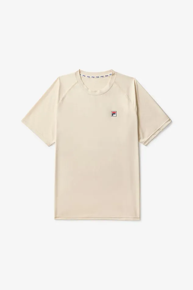 Men Tops and TShirts Fila Short Sleeve Crewneck 920 Angora