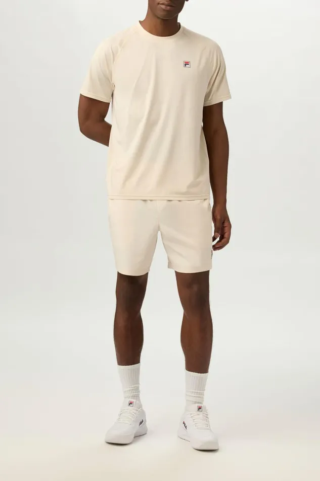 Men Tops and TShirts Fila Short Sleeve Crewneck 920 Angora