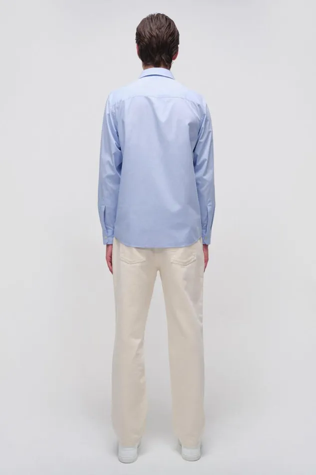 Men Tops and TShirts Jonathan Simkhai Hendrix Shirt Blue Shirt Men Tops and TShirts Jonathan Simkhai Hendrix Shirt Blue Shirt