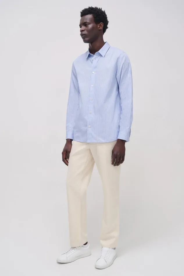 Men Tops and TShirts Jonathan Simkhai Hendrix Shirt Striped Shirt Men Tops and TShirts Jonathan Simkhai Hendrix Shirt Striped Shirt