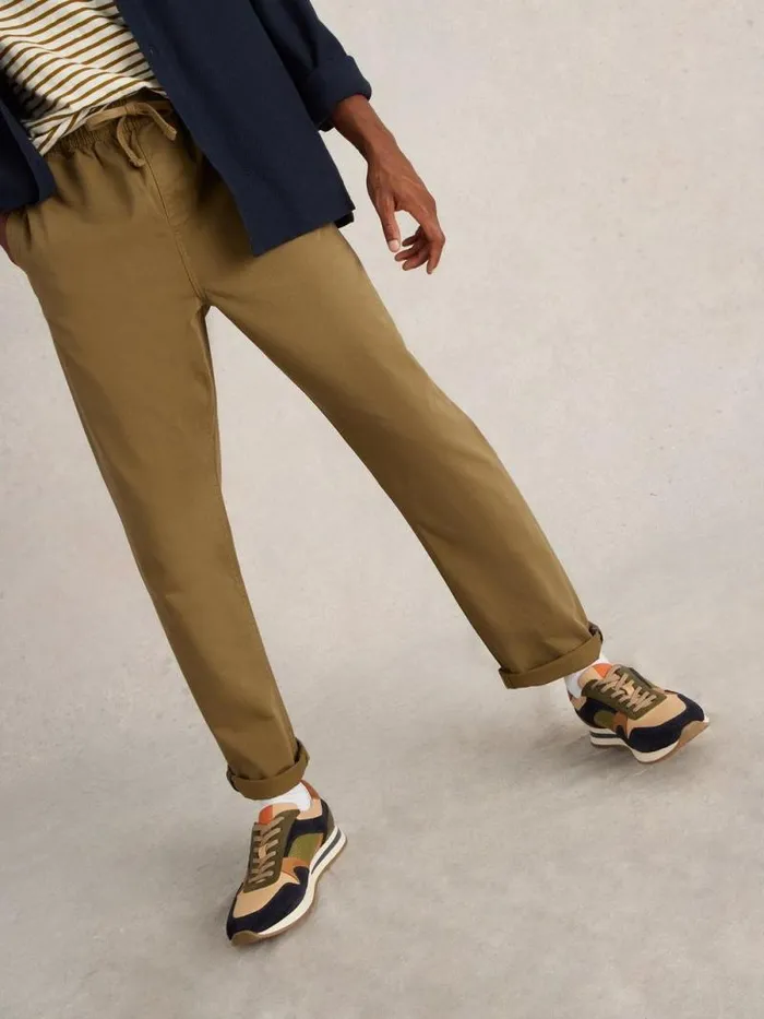 Men Wren Drawstring Trouser Khaki Green White Stuff Trousers Men Wren Drawstring Trouser Khaki Green White Stuff Trousers