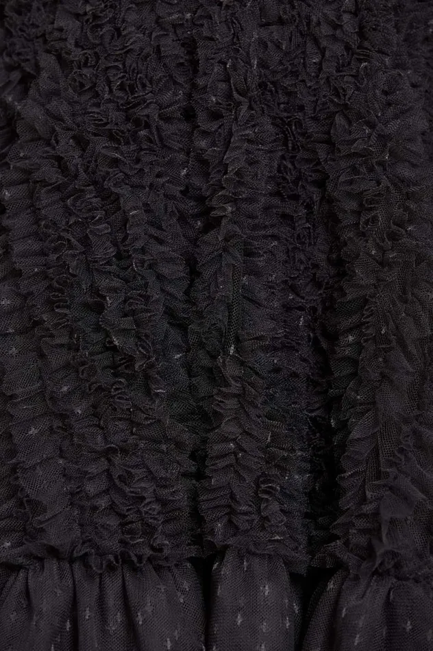 Mia Strapless HighLow Gown Black Women Needle and Thread Dresses