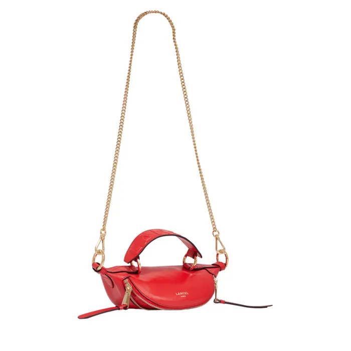 Mini Bag Crossbody Kiss Red Women Lancel Hand Bags