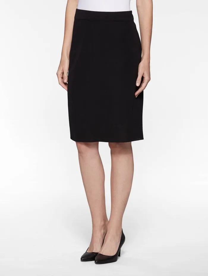 Misook 23quot Straight Knit Skirt 8211 Black Knit Pencil Skirt Misook Women Skirts