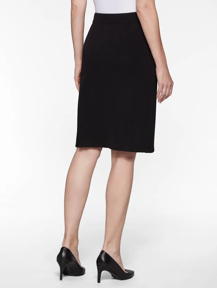 Misook 23quot Straight Knit Skirt 8211 Black Knit Pencil Skirt Misook Women Skirts