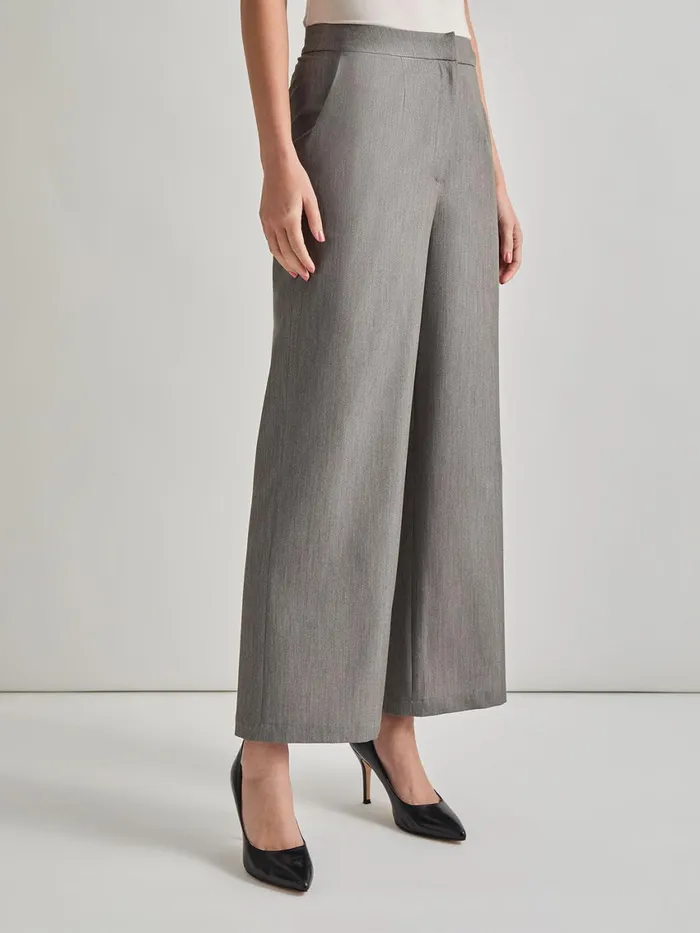 Misook Stretch Woven Wide Leg Pant Women Pants and Shorts Misook Stretch Woven Wide Leg Pant Women Pants and Shorts