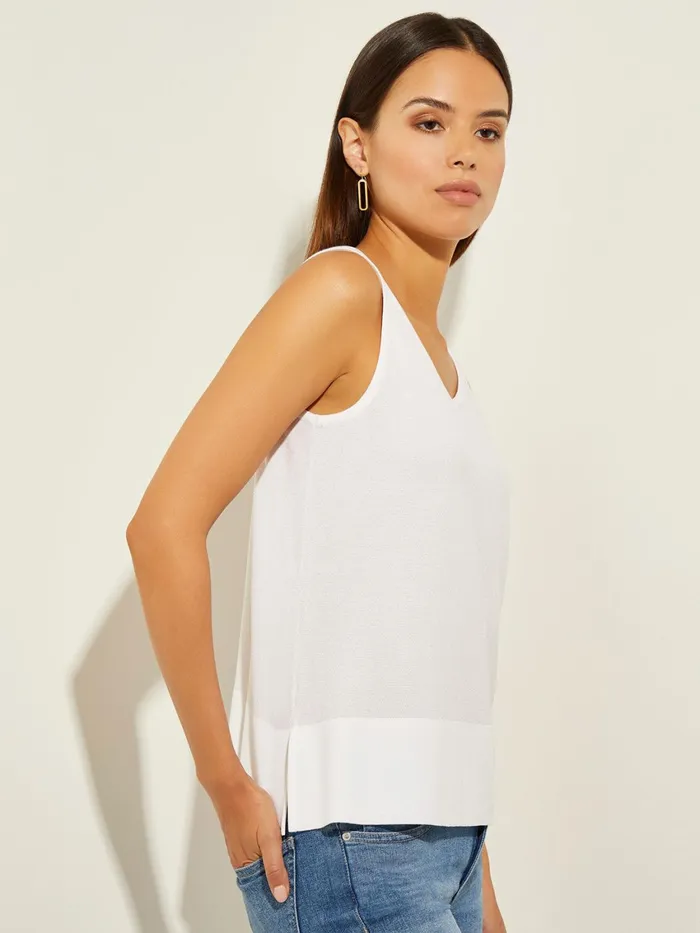 Misook VNeck Soft Knit Tank Top Women Tops and Tees Misook VNeck Soft Knit Tank Top Women Tops and Tees