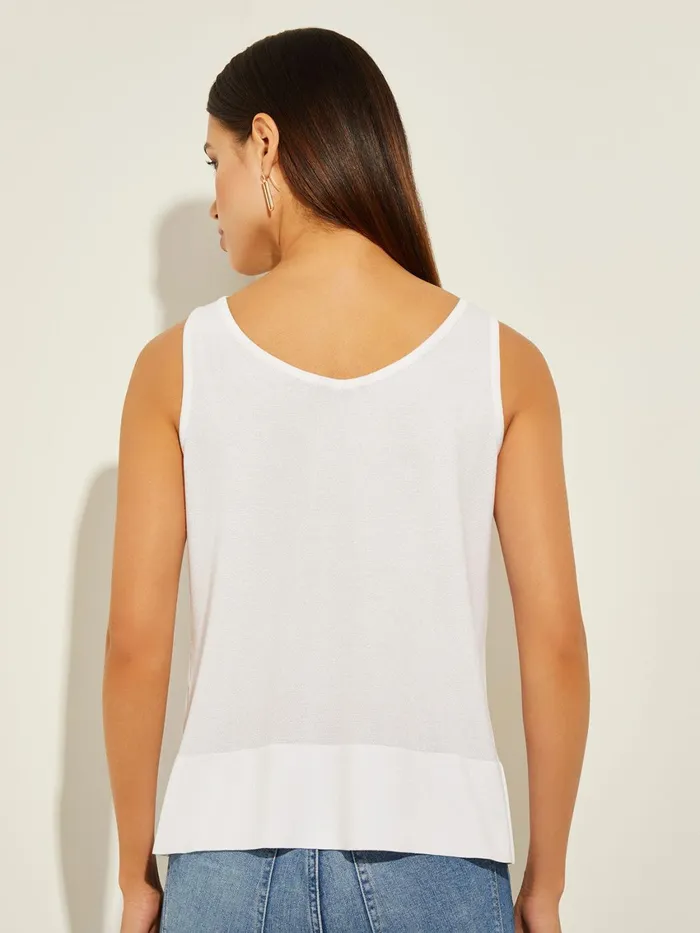 Misook VNeck Soft Knit Tank Top Women Tops and Tees Misook VNeck Soft Knit Tank Top Women Tops and Tees