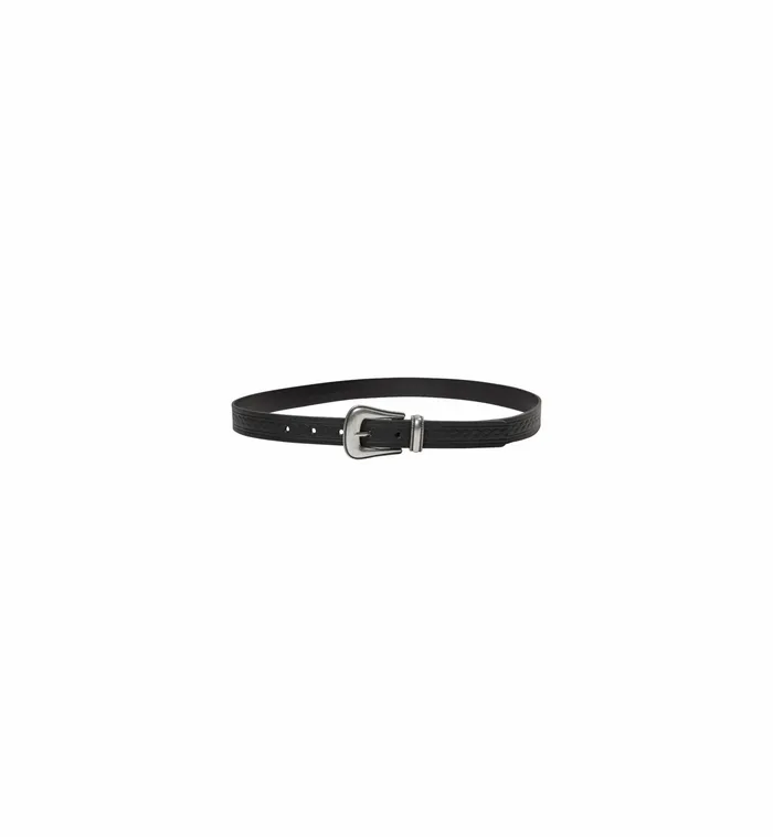 MOS MOSH MMEmbossed Vintage Belt Black Women Accessories MOS MOSH MMEmbossed Vintage Belt Black Women Accessories
