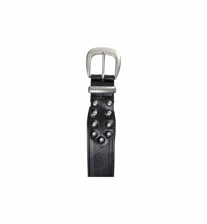 MOS MOSH MMStudded Leather Belt Black Women Accessories