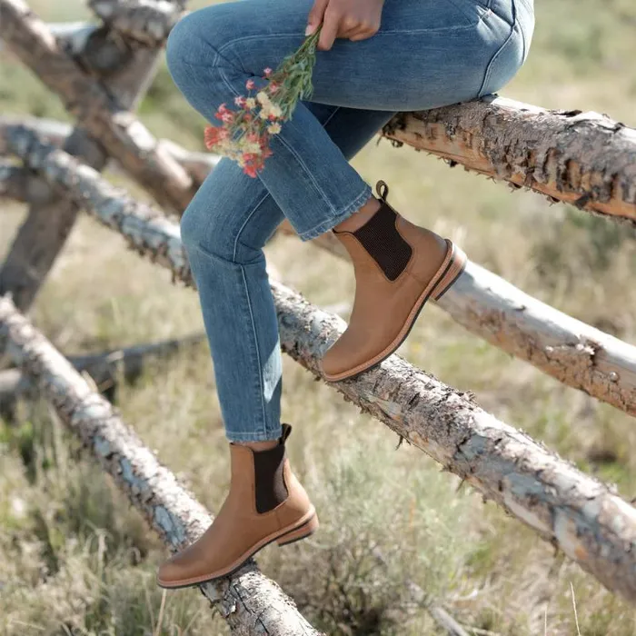 Nisolo Boots Women Carmen Chelsea Boot Almond Nisolo Boots Women Carmen Chelsea Boot Almond