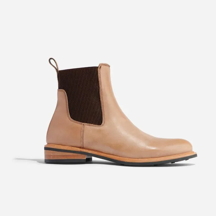 Nisolo Boots Women Carmen Chelsea Boot Almond Nisolo Boots Women Carmen Chelsea Boot Almond