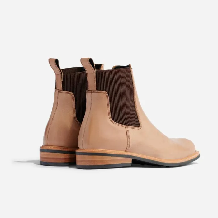 Nisolo Boots Women Carmen Chelsea Boot Almond Nisolo Boots Women Carmen Chelsea Boot Almond