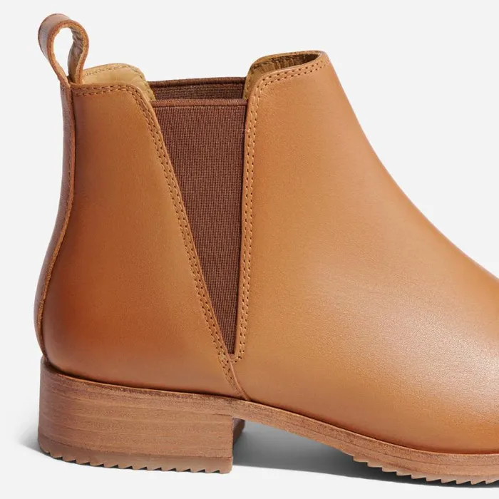 Nisolo Boots Women Eva Everyday Chelsea Boot Nutmeg